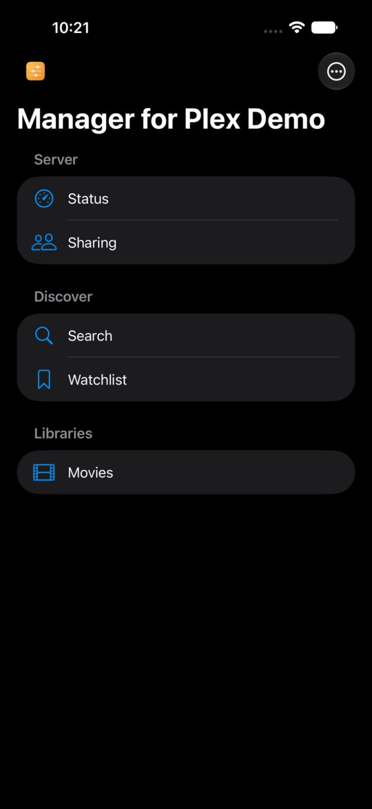 Home and server picker